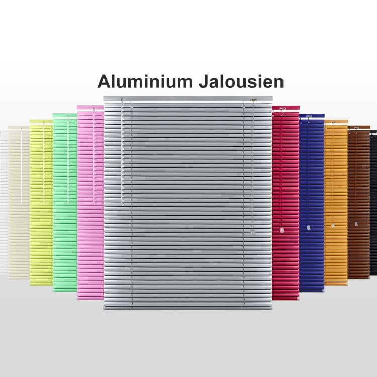 Aluminium Jalousie, Jalousie ohne Bohren, Klemmclips inkl